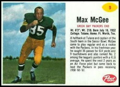 9 Max McGee